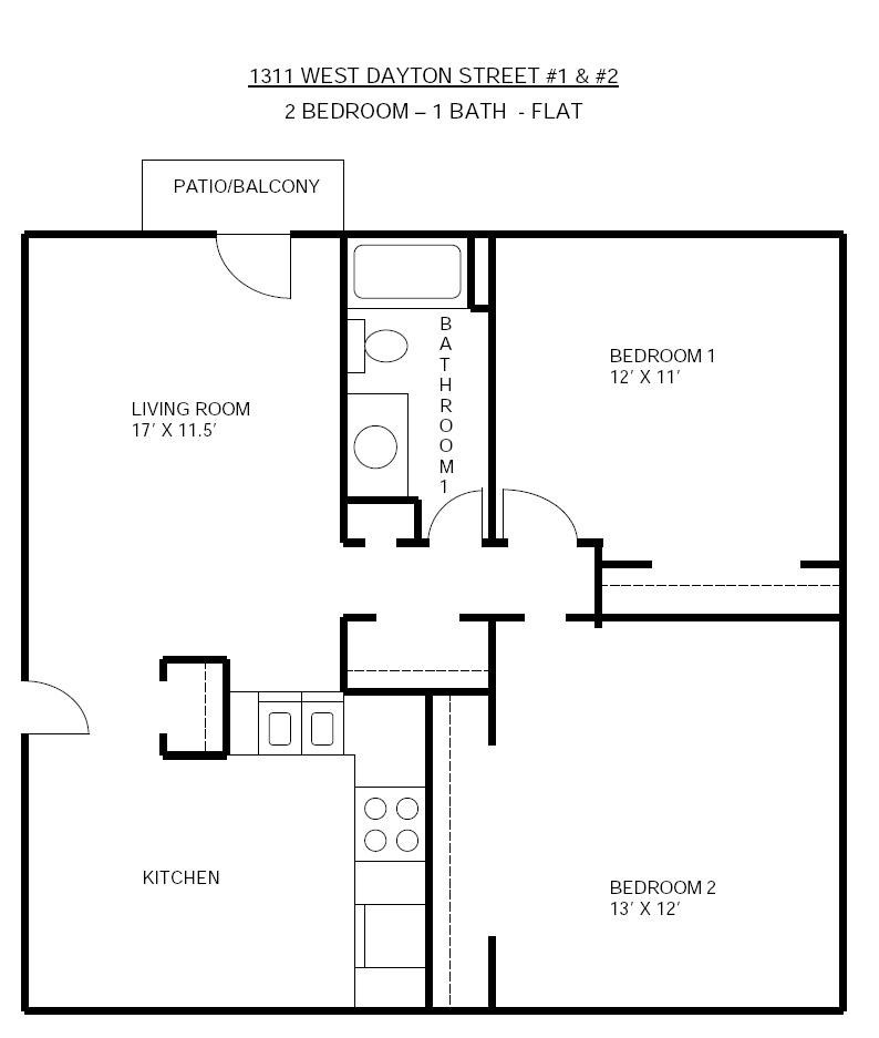 13091311 W. Dayton Street Apartments Madison Campus & Downtown